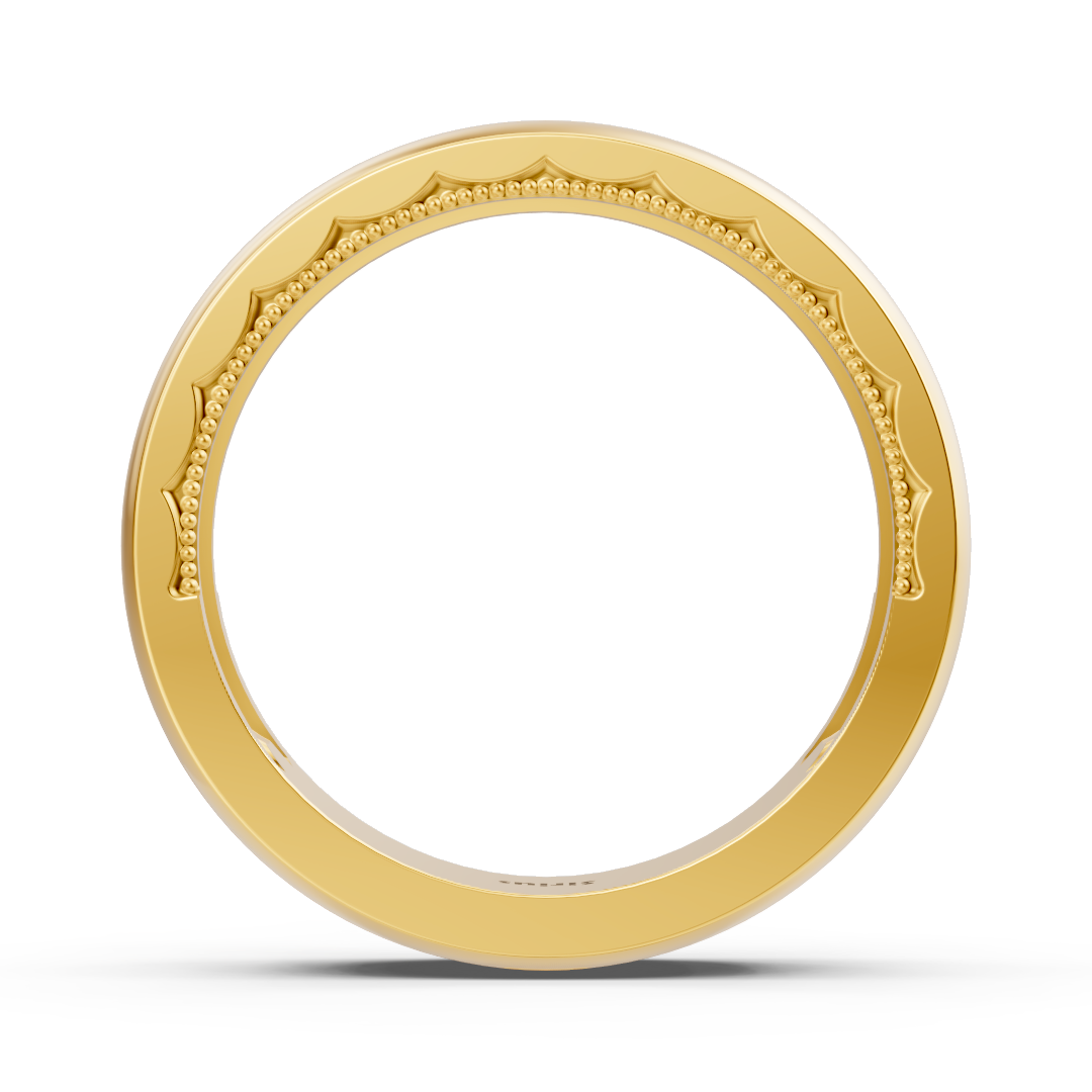 Birgie Diamant Vollschliff-Eheband in Gelbgold