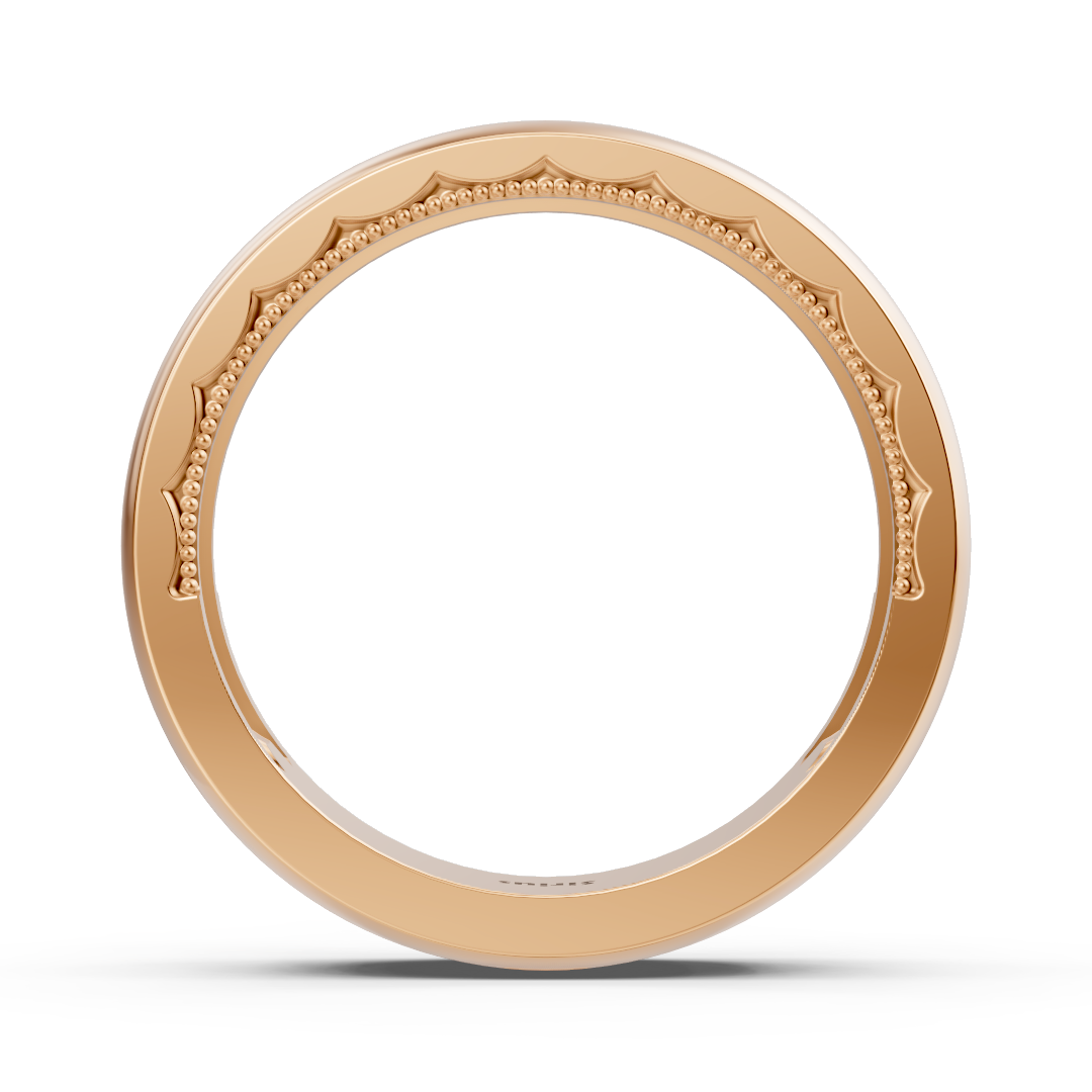 Birgie Diamant Vollschliff-Eheband in Roségold