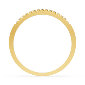 Gelbgold Diamant Memoire Ring