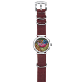 American Robin Women Silver Watch