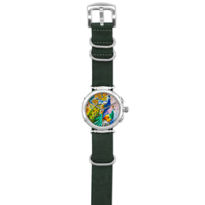 Peacock Pattern Colorful Women Watch