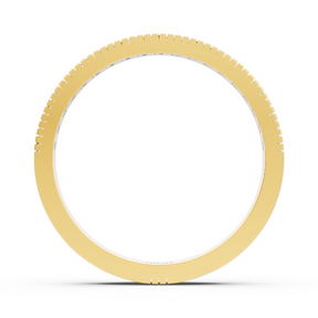 Bague en or jaune 14 carats avec diamant taille princesse