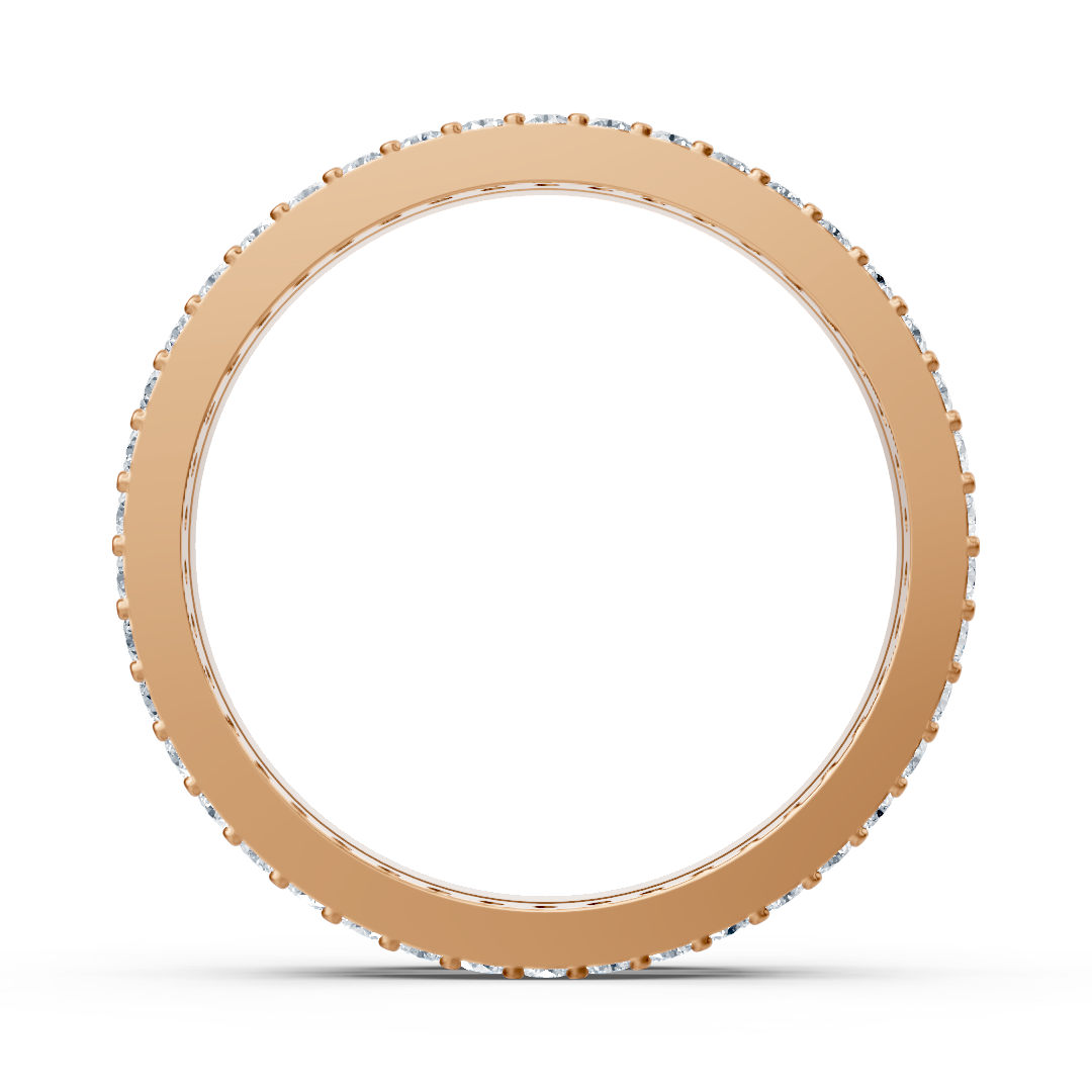 Diamond eternity ring 14K rose gold – 0.42 ct