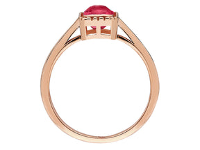 Birgie 0.50 Karat Turmalin Oktagon Ring 14 Karat Gold