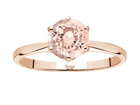 Birgie 0.77 Karat Diamant & Morganit Ring  14 Karat Gold