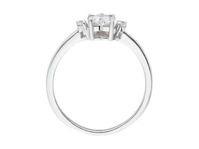Birgie 0.38 Karat Diamant Katzenpfote Ring 14 Karat Gold