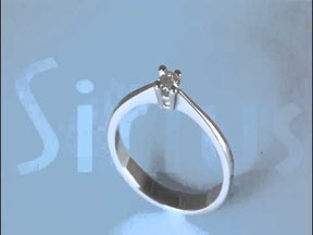 0.10 Carat Diamant Solitär Ring