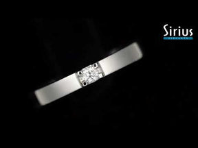 0.08 Carat Diamant Solitär Ring