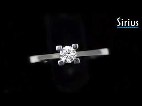 0,19 Karat Diamant Solitaire Ring