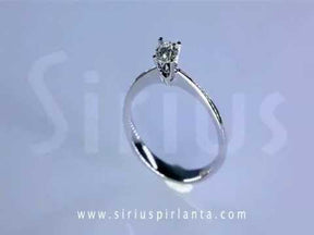 0.36 Carat Diamant Solitär Ring