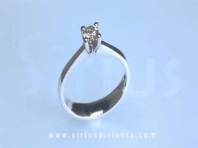 0.28 Carat Diamant Solitaire Ring