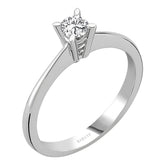 Bague solitaire diamant 0,20 carat