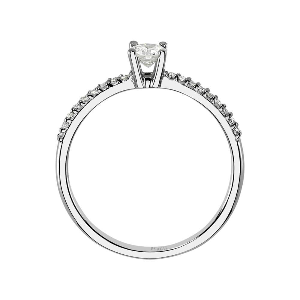 Bague solitaire diamant 0,23 carat