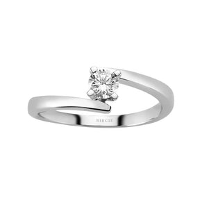 Bague solitaire diamant 0,24 carat