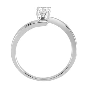 Bague solitaire diamant 0,24 carat