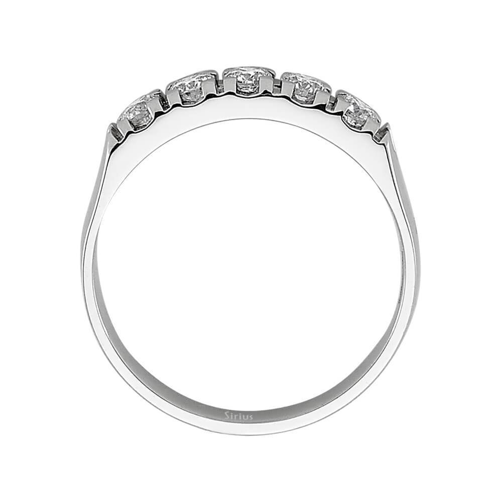 0.43 Carat Diamond 5 Stone Engagement Ring