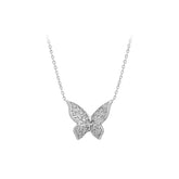 Diamant Schmetterling Collier