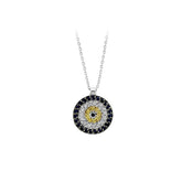 Saphir und Diamant Augen Collier