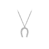 Diamant Hufeisen Collier