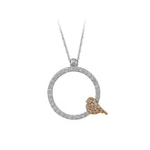 Diamant Vogel Collier