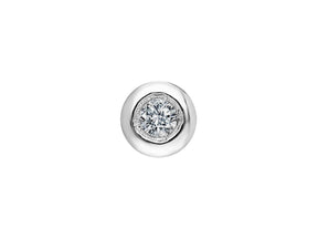 0.04 Karat Diamant Solitär Herren Ohrstecker