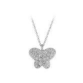 Diamant Schmetterling Collier