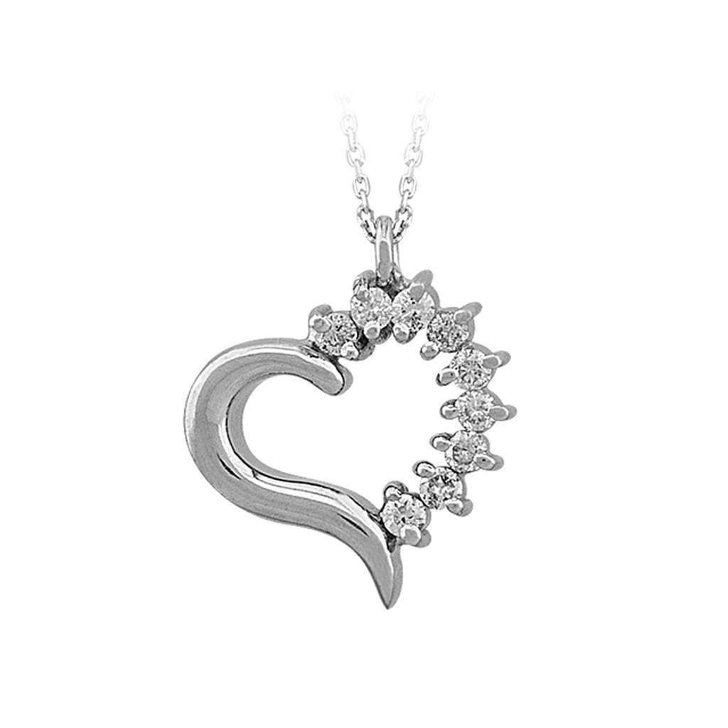 Diamant Herz Collier