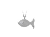 Diamant Fisch Collier