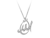 Diamant " Allah " Schriftlich Collier