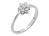 Diamant Blume Ring