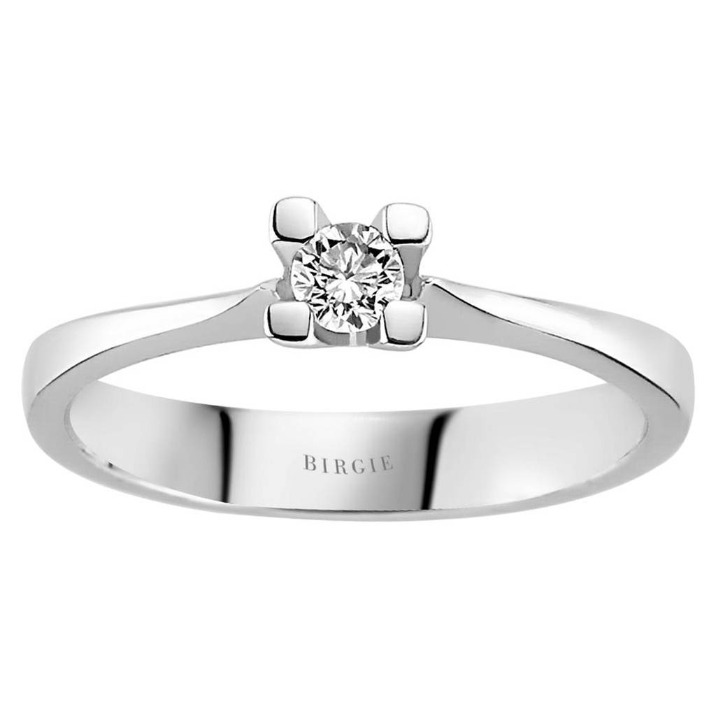 0.17 Carat Diamant Solitär Ring