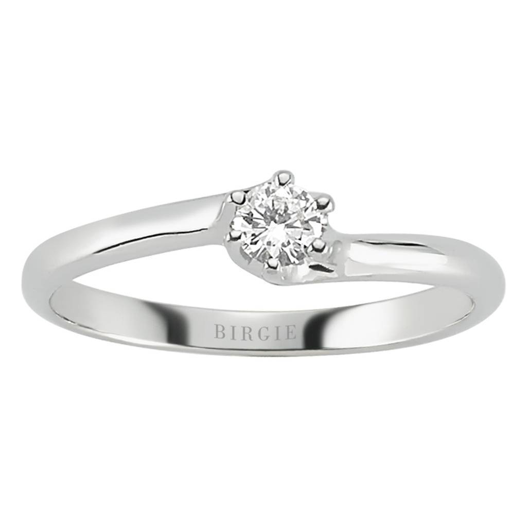 0.13 Carat Diamant Solitär Ring