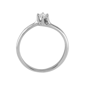 0.13 Carat Diamant Solitär Ring