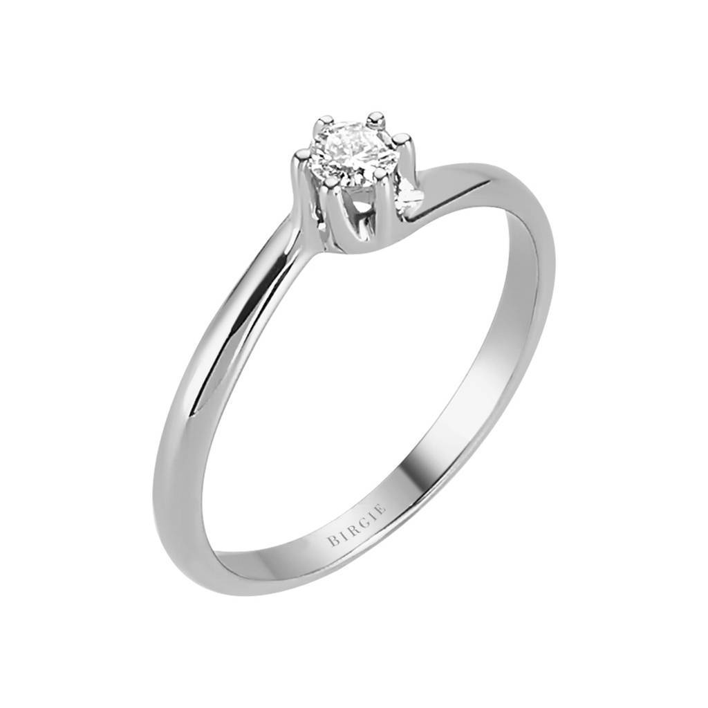 0.13 Carat Diamant Solitär Ring