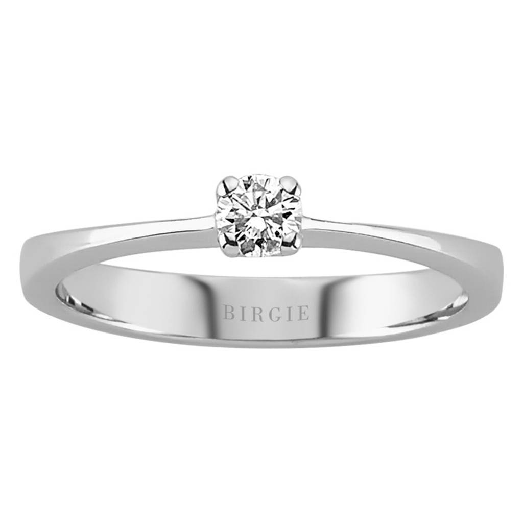 0.14 Carat Diamant Solitär Ring