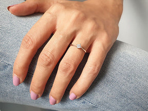 0.24 Carat Diamant Solitär Ring