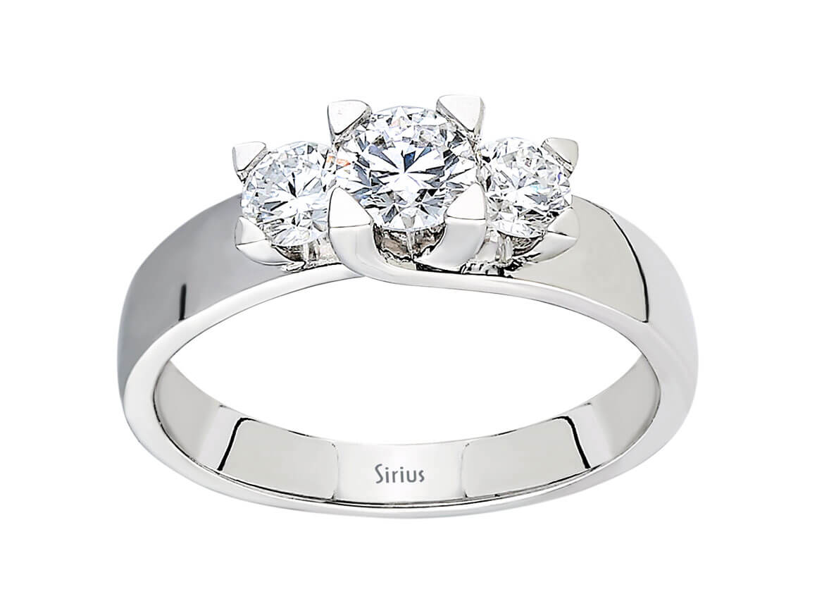 0.75 Carat Diamant Tria Ring