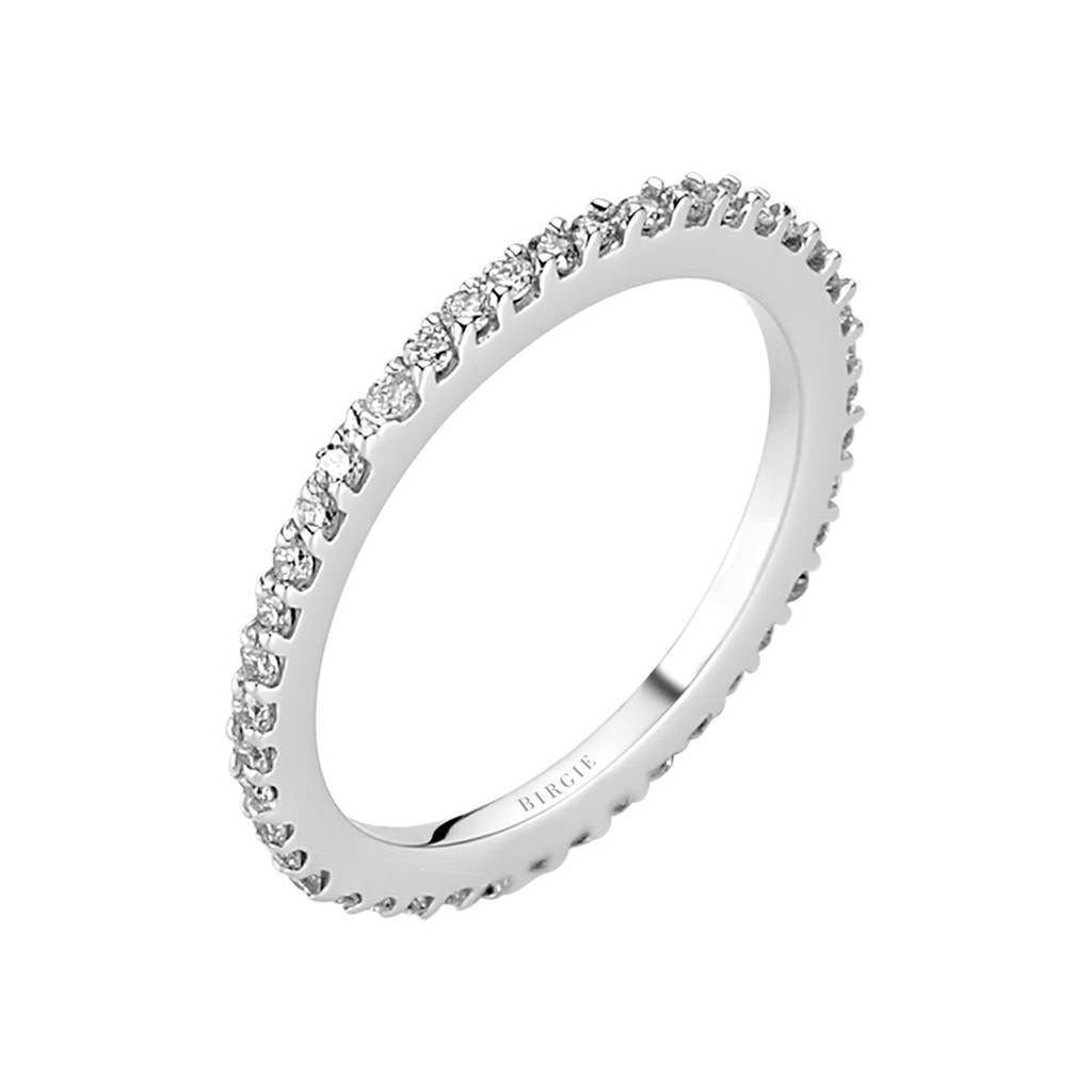 Bague alliance tout autour en diamant de 0,35 carat