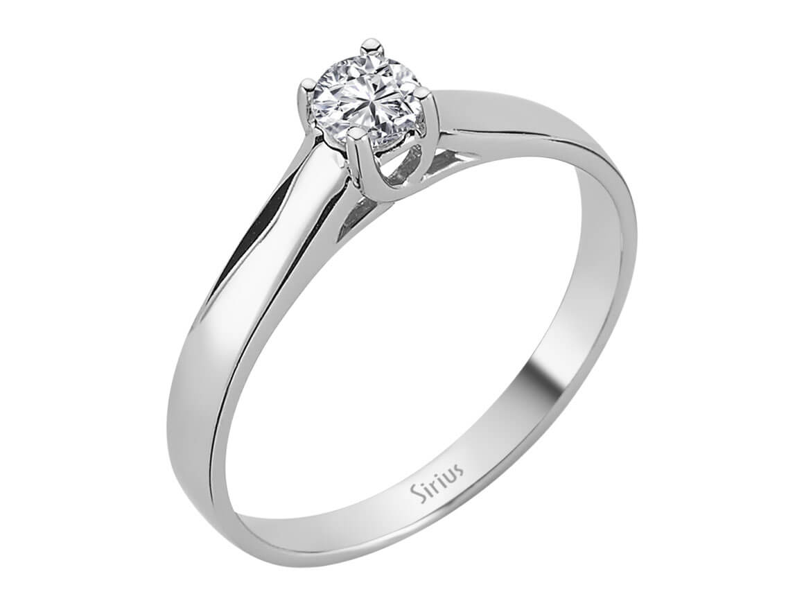 0.23 Carat Diamant Solitär Ring