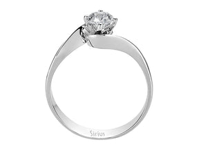 0.45 Carat Diamant Solitär Ring