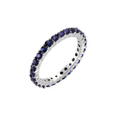 Saphir Eternity Allianz Ring