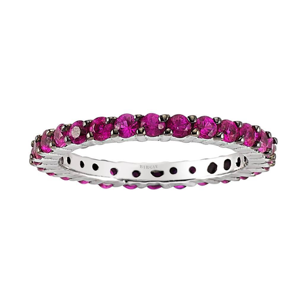 Ruby Eternity Alliance Ring