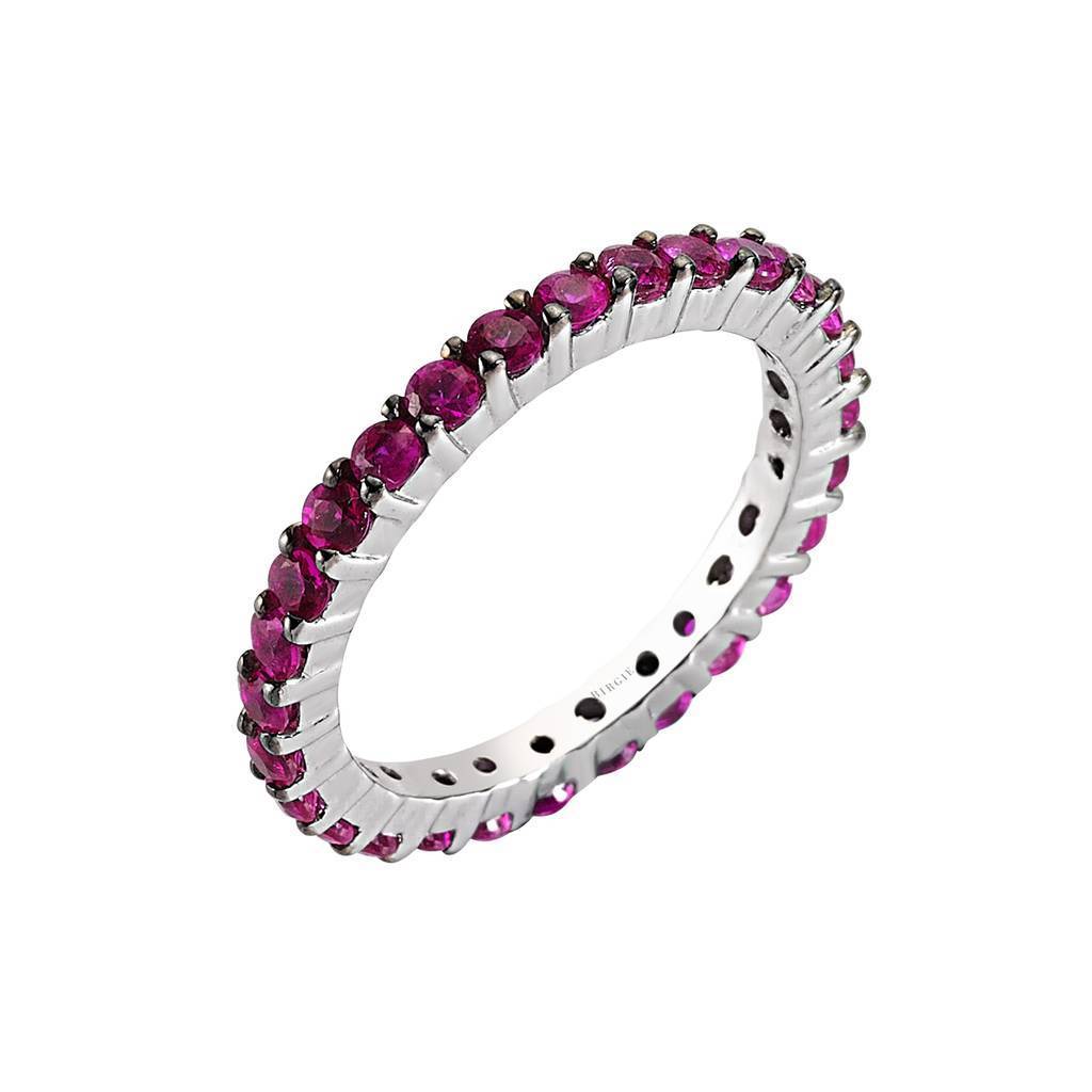 Ruby Eternity Alliance Ring