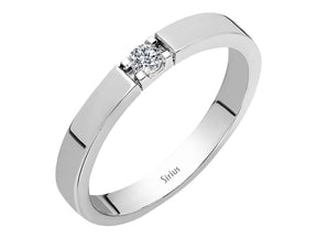 0.08 Carat Diamant Solitär Ring