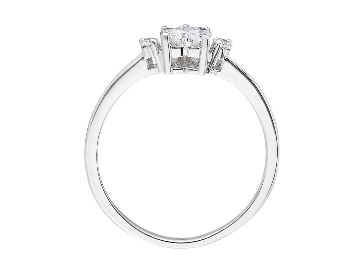 Diamant Katzenpfote Ring