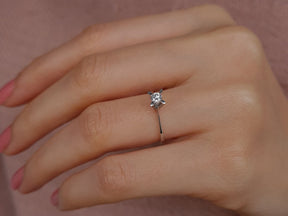 0,17 Carat Diamant Solitär Ring