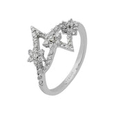 Diamant Tria Blume Ring