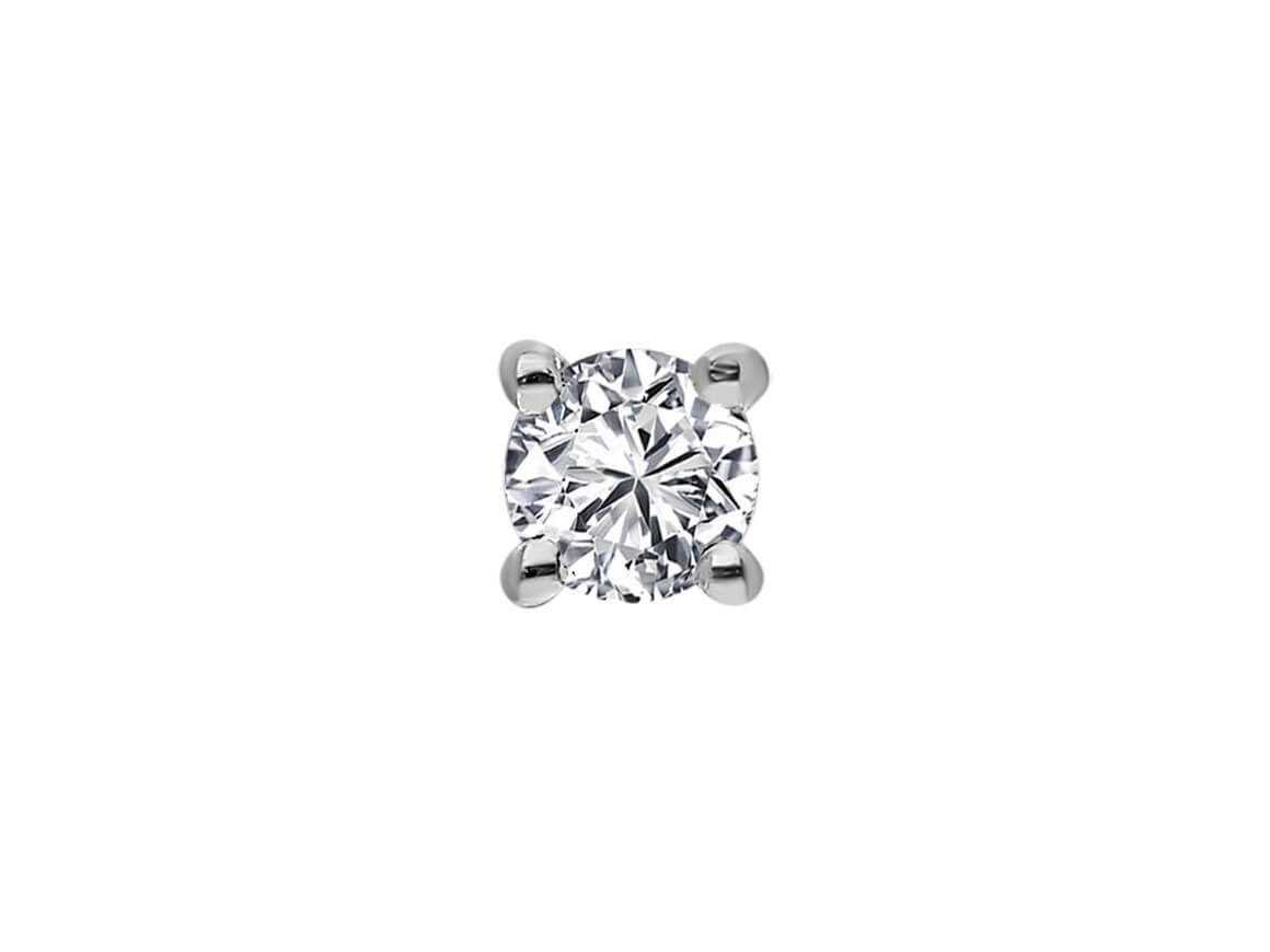 0,17 Carat Diamant Solitaire Herren Ohrstecker