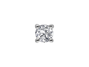 0,17 Carat Diamant Solitaire Herren Ohrstecker