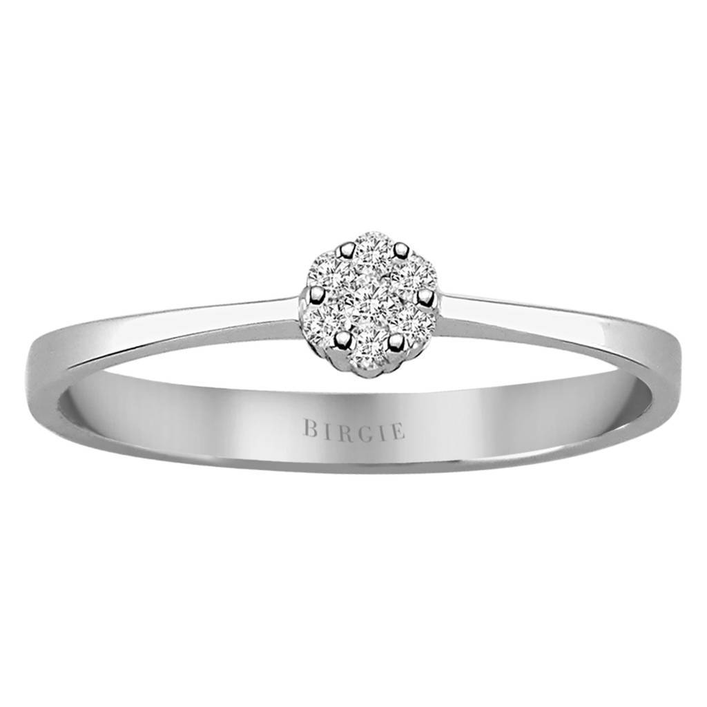 Bague solitaire effet diamant 0,25 carat